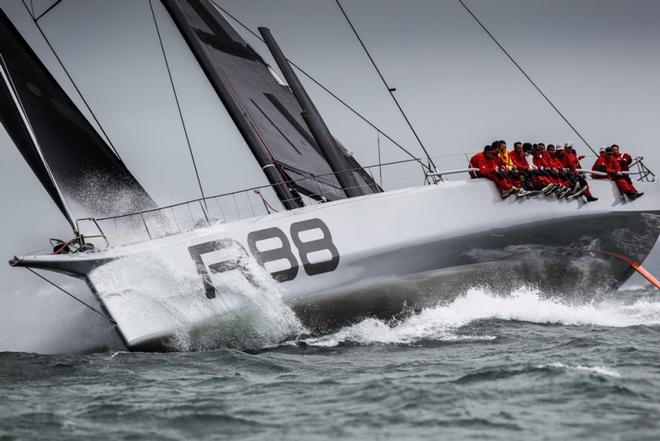 George David's American Maxi Rambler 88 took Line Honours in the RORC Myth of Malham Race ©  Paul Wyeth / RORC